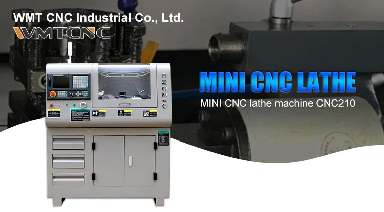 CNC lathe machine CNC210 for school education and hobby use