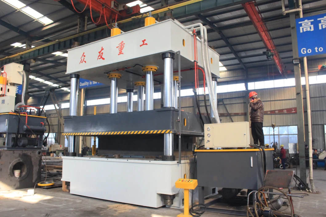 630 Ton/800 Ton/1000 Ton Metal Stamping Deep Drawing Hydraulic Press Machine for Door Skin/Cookware/Kitchen Sink/Water Tank/Metal Tile/Wheelbarrow with CE&SGS