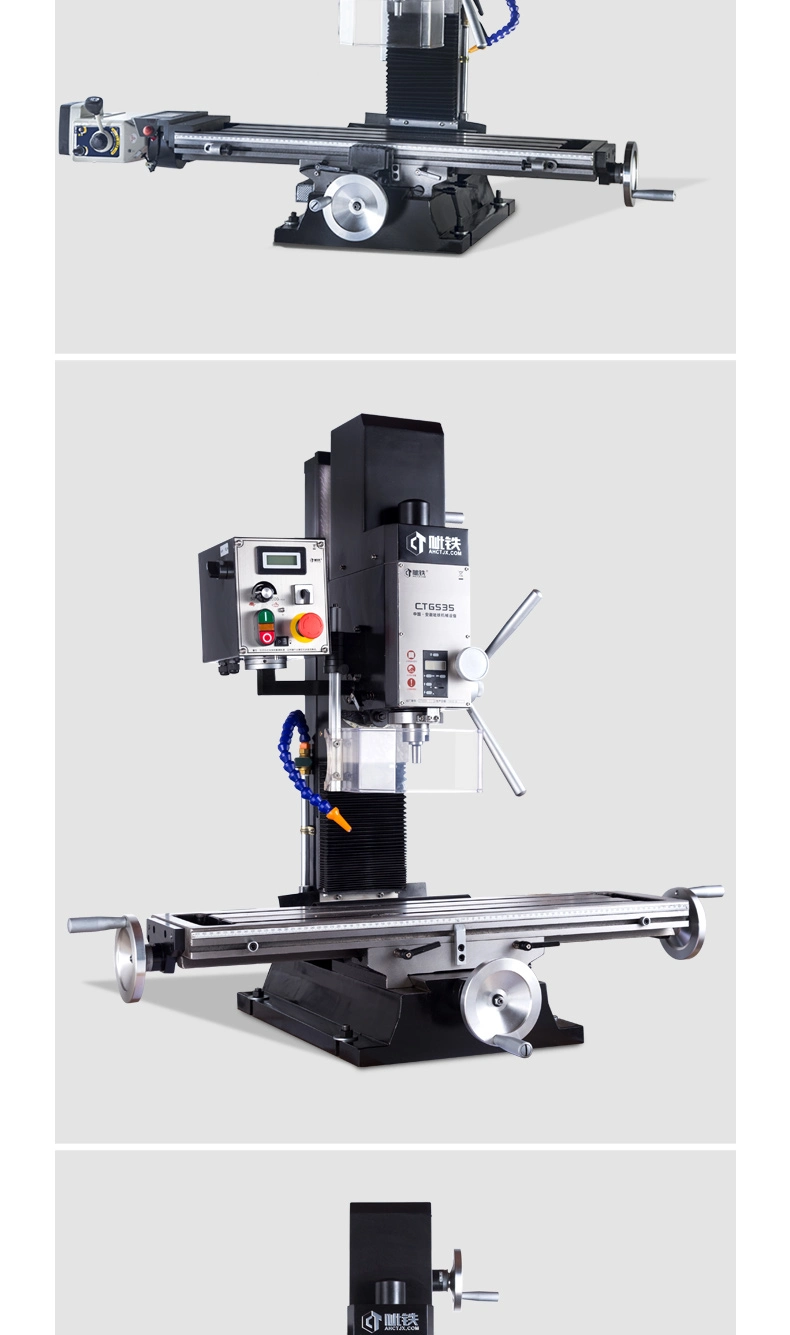 Hobby Manual Lathe Manufacturer Small Lathe Competitive Price Mini Lathe Drilling Machine Small Milling Machine Ctgs35